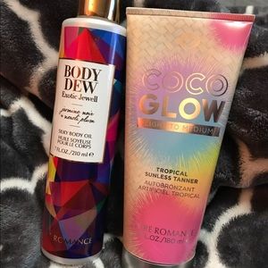 New Pure Romance Body Dew Coco Glow
